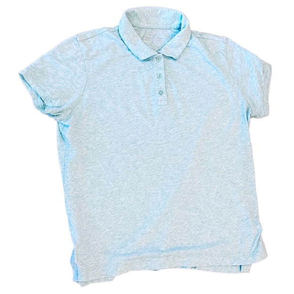 Vineyard Vines Tops - Women’s Vineyard Vines Light Aqua Polo S/S Shirt Size Medium